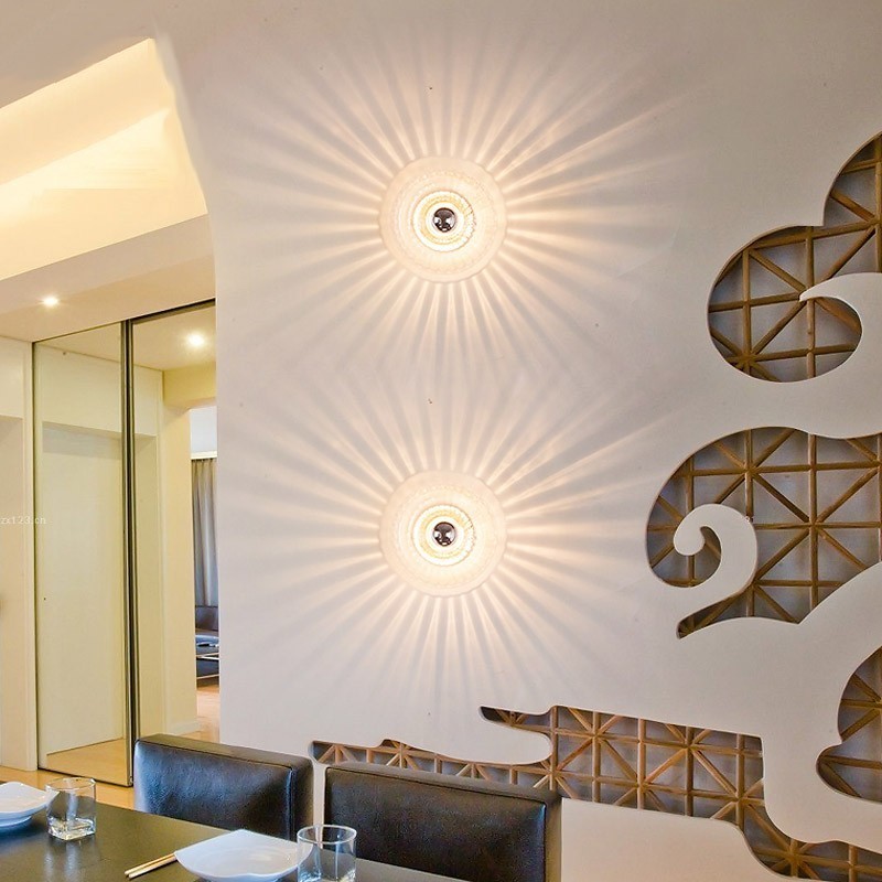 Applique da parete a filo LED moderna contemporanea argento