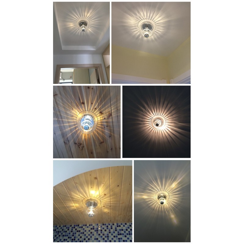 Applique da parete a filo LED moderna contemporanea argento