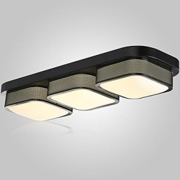 Plafoniera a filo moderna contemporanea in metallo con LED integrato 6 W