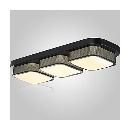 Plafoniera a filo moderna contemporanea in metallo con LED integrato 6 W