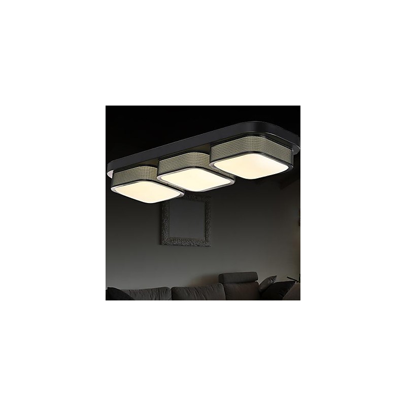 Plafoniera a filo moderna contemporanea in metallo con LED integrato 6 W