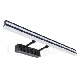 Lampada da specchio LED IP44 da bagno, applique su e giù con paralume in acrilico