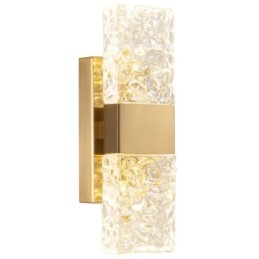 Applique da parete a filo in cristallo LED 29 cm x 10 cm