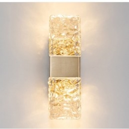 Applique da parete a filo in cristallo LED 29 cm x 10 cm