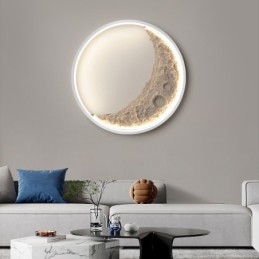 Applique da parete rotonda LED nordica moderna per interni