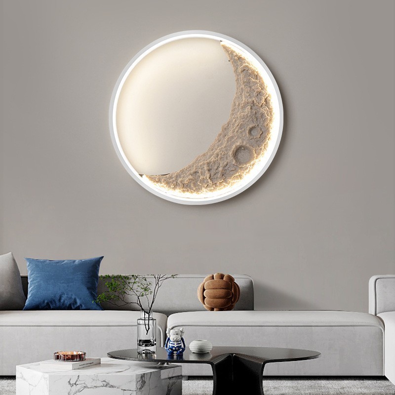 Applique da parete rotonda LED nordica moderna per interni