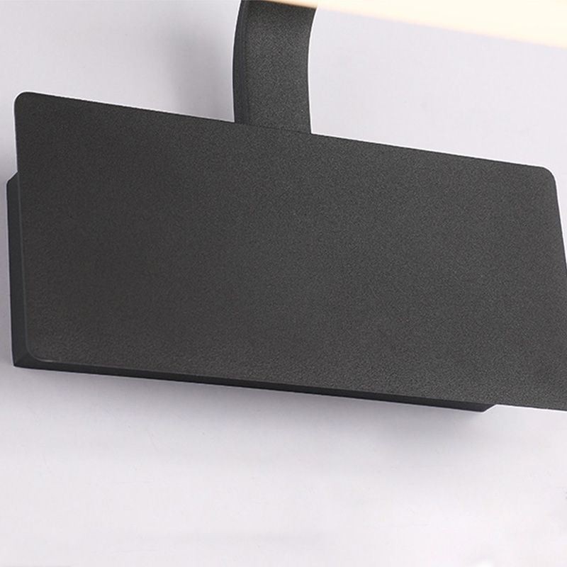 Applique LED da parete in acrilico con specchio frontale a corna di cervo, lampada trucco bagno