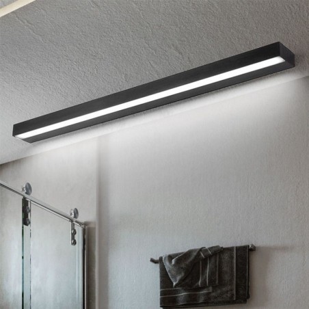Applique LED da parete con specchio frontale in acrilico per bagno