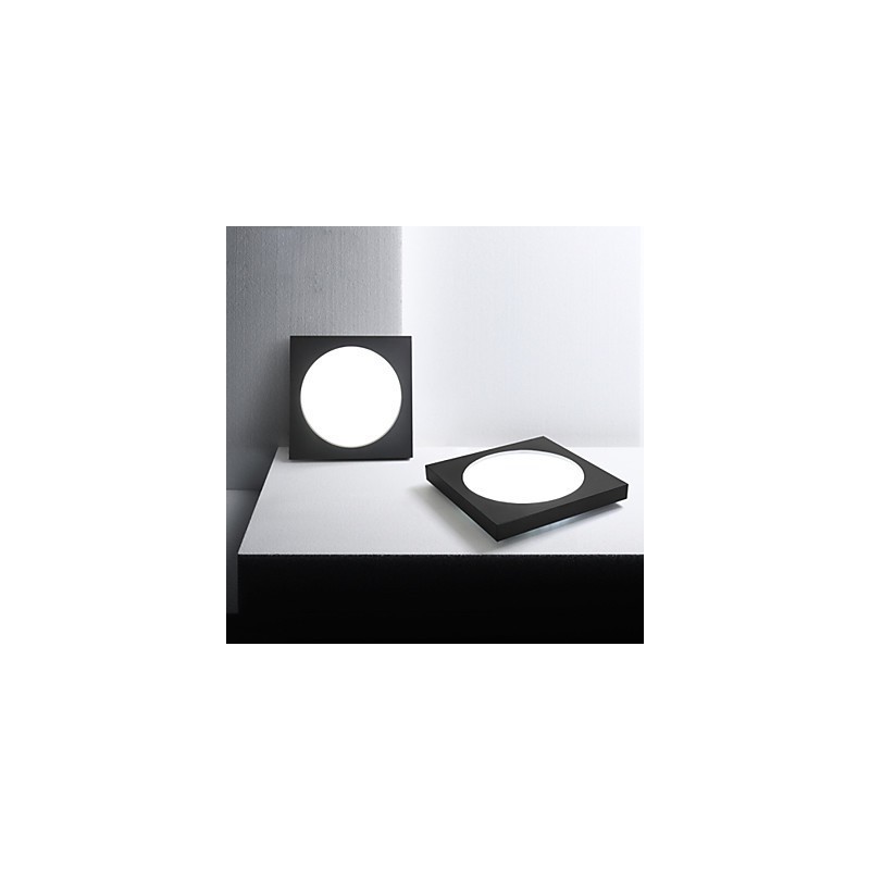 Plafoniera moderna a filo 3 LED integrati bianco nero