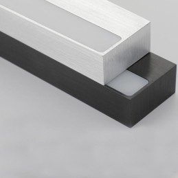 Applique LED da parete con specchio frontale in acrilico per bagno