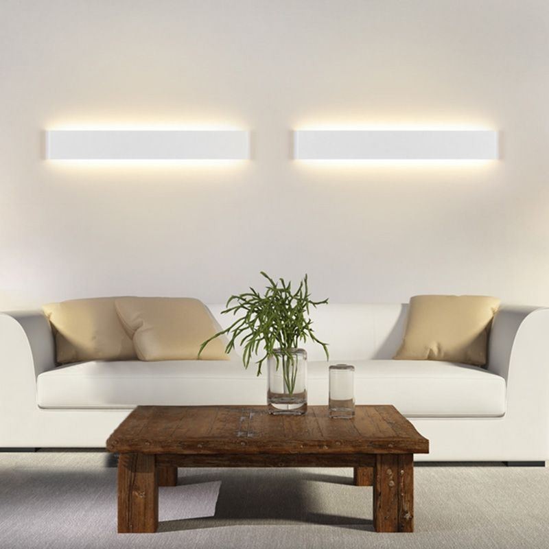 Applique a LED a specchio in acrilico per corridoio