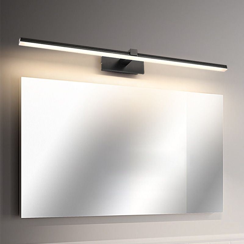 Applique da parete LED con specchio frontale e diffusore in acrilico per bagno