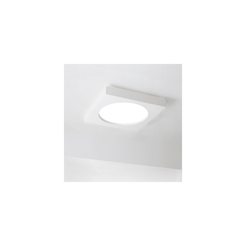 Plafoniera moderna a filo 3 LED integrati bianco nero