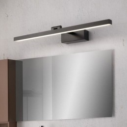 Applique da parete LED nordica con luce frontale a specchio, angolo regolabile, per bagno