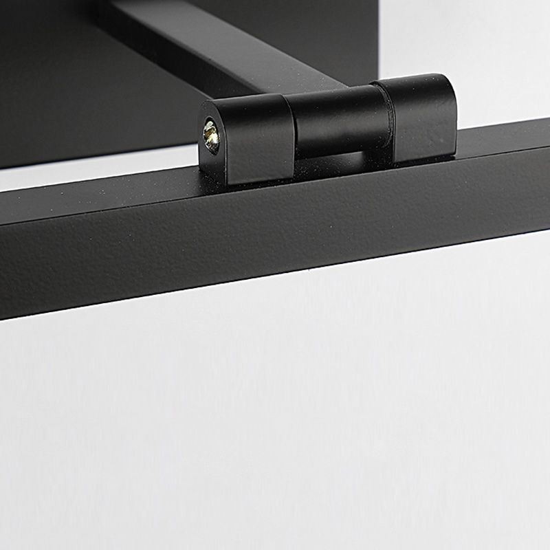 Applique da parete LED nordica con luce frontale a specchio, angolo regolabile, per bagno