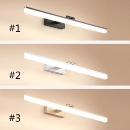 Applique da parete LED moderna con specchio frontale per bagno