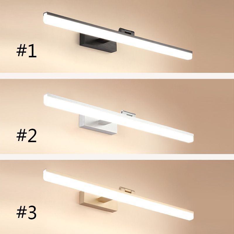 Applique da parete LED moderna con specchio frontale per bagno