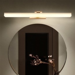 Applique da parete LED moderna con specchio frontale per bagno