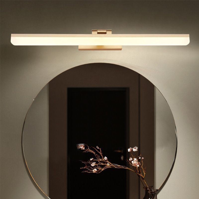 Applique da parete LED moderna con specchio frontale per bagno