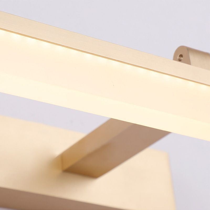 Applique da parete LED moderna con specchio frontale per bagno