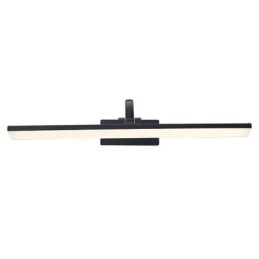 Applique da parete LED nordica con specchio frontale, luce regolabile per bagno