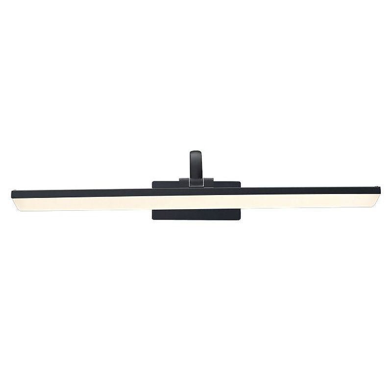 Applique da parete LED nordica con specchio frontale, luce regolabile per bagno