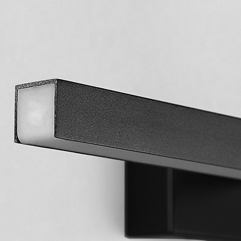 Applique da parete LED nordica con luce frontale a specchio, angolo regolabile, per bagno