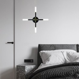 Applique da parete moderna minimalista bianco caldo creativa in acrilico
