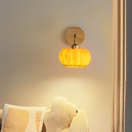Applique da parete giapponese retrò a zucca