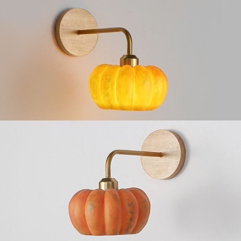 Applique da parete giapponese retrò a zucca