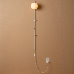 Applique da parete a globo Mid Century Magic Bean con spina
