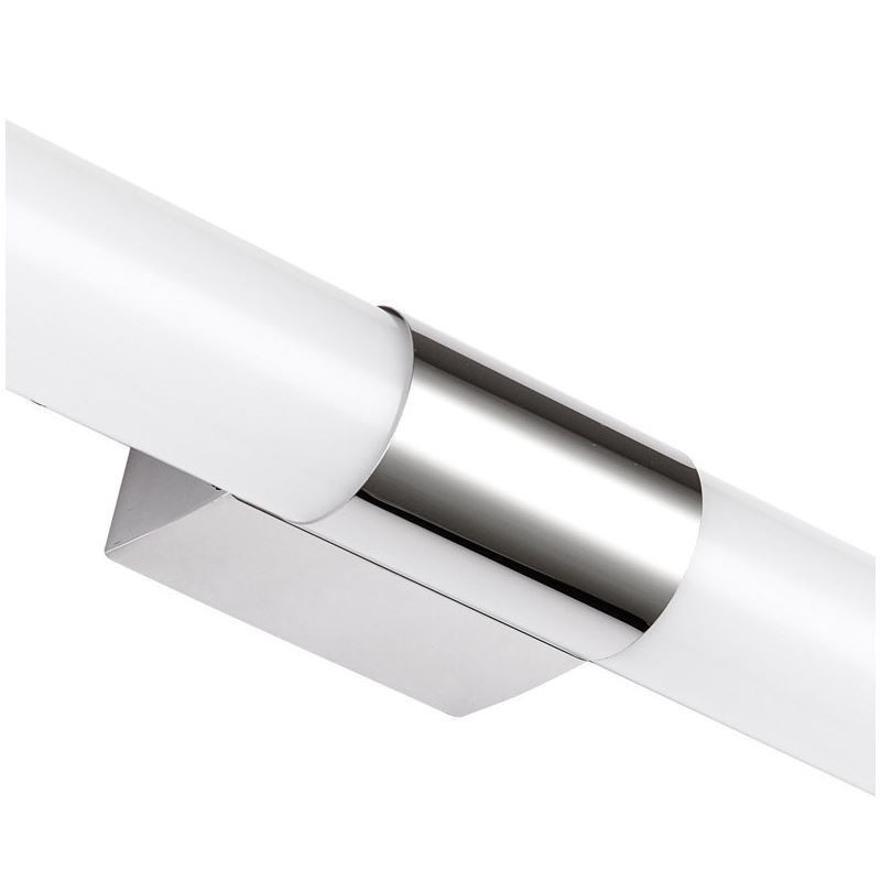 Applique da parete moderna in acciaio inox con specchio, luce bagno LED
