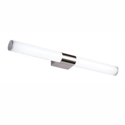 Applique da parete moderna in acciaio inox con specchio, luce bagno LED