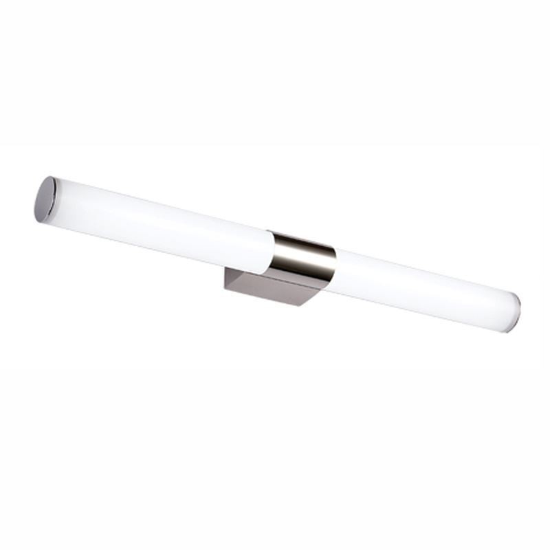 Applique da parete moderna in acciaio inox con specchio, luce bagno LED