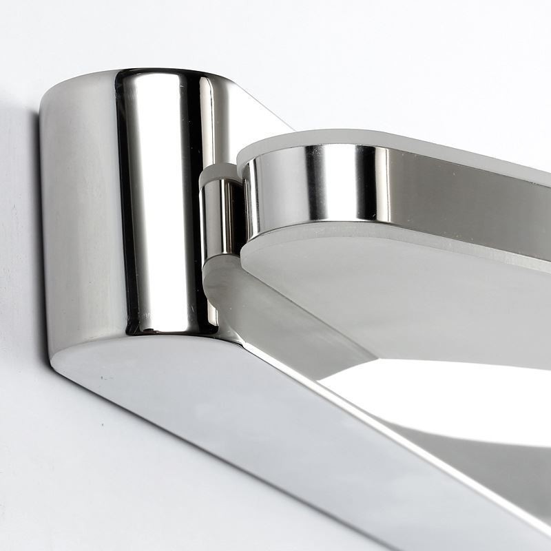 Applique da parete per specchio moderna per bagno in acciaio inossidabile