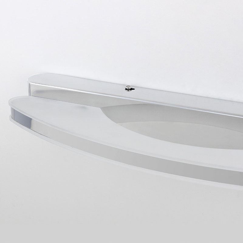 Applique da parete per specchio moderna per bagno in acciaio inossidabile