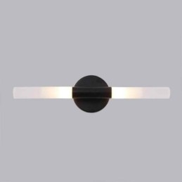 Applique da parete LED moderna e semplice nero e dorato 2x5W 10x43 cm