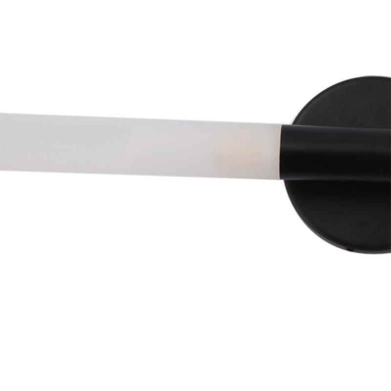 Applique da parete LED moderna e semplice nero e dorato 2x5W 10x43 cm