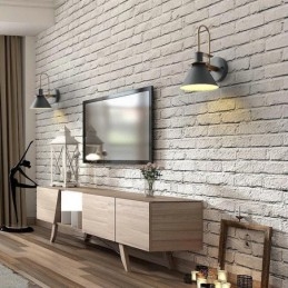 Applique da parete nordica Makron con specchio, lampada frontale creativa