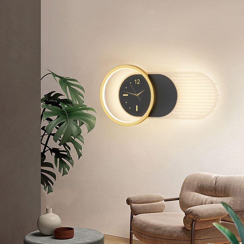 Applique da parete LED moderna minimalista in acrilico e ferro 40×20 cm