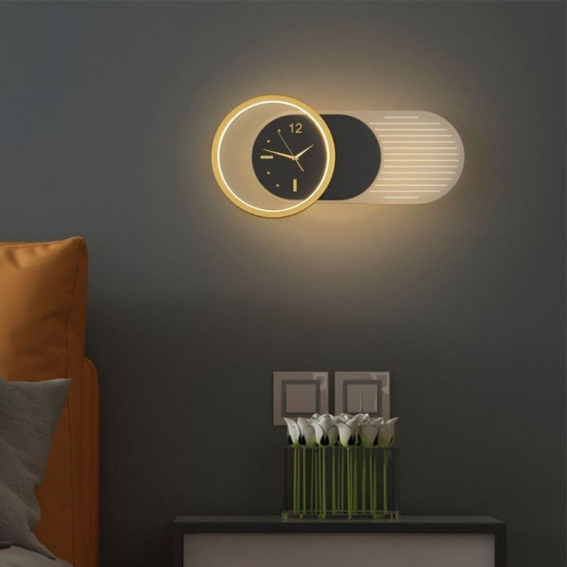 Applique da parete LED moderna minimalista in acrilico e ferro 40×20 cm