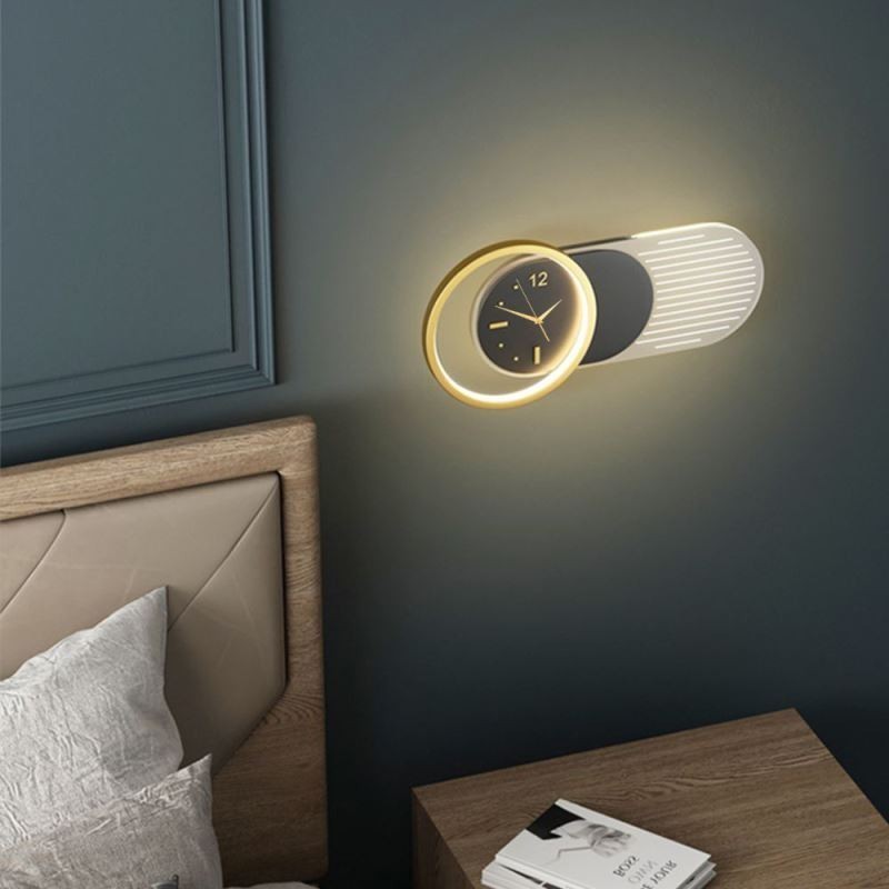 Applique da parete LED moderna minimalista in acrilico e ferro 40×20 cm