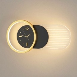 Applique da parete LED moderna minimalista in acrilico e ferro 40×20 cm