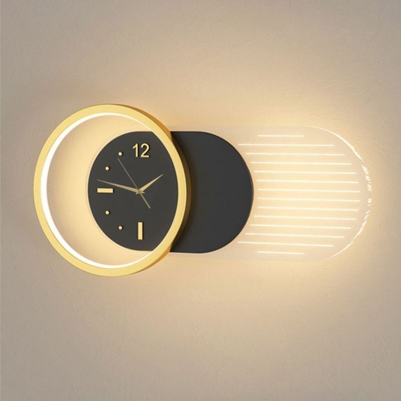 Applique da parete LED moderna minimalista in acrilico e ferro 40×20 cm