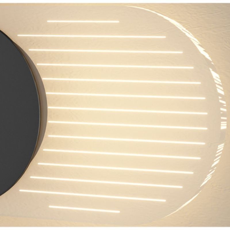Applique da parete LED moderna minimalista in acrilico e ferro 40×20 cm
