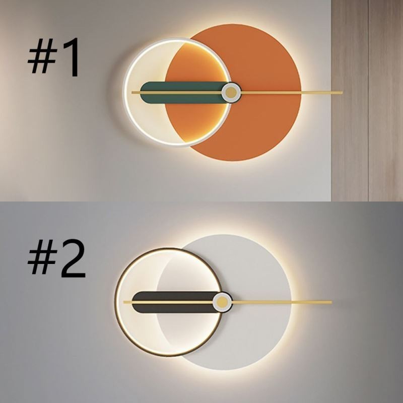 Applique da parete in ferro battuto con orientamento