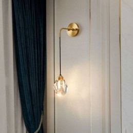 Applique moderna in cristallo