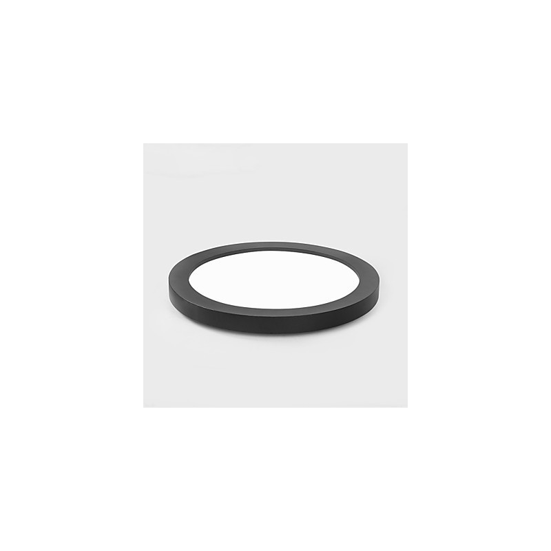 Plafoniera moderna e contemporanea da soffitto a filo, 3 lampadine LED, nero e bianco