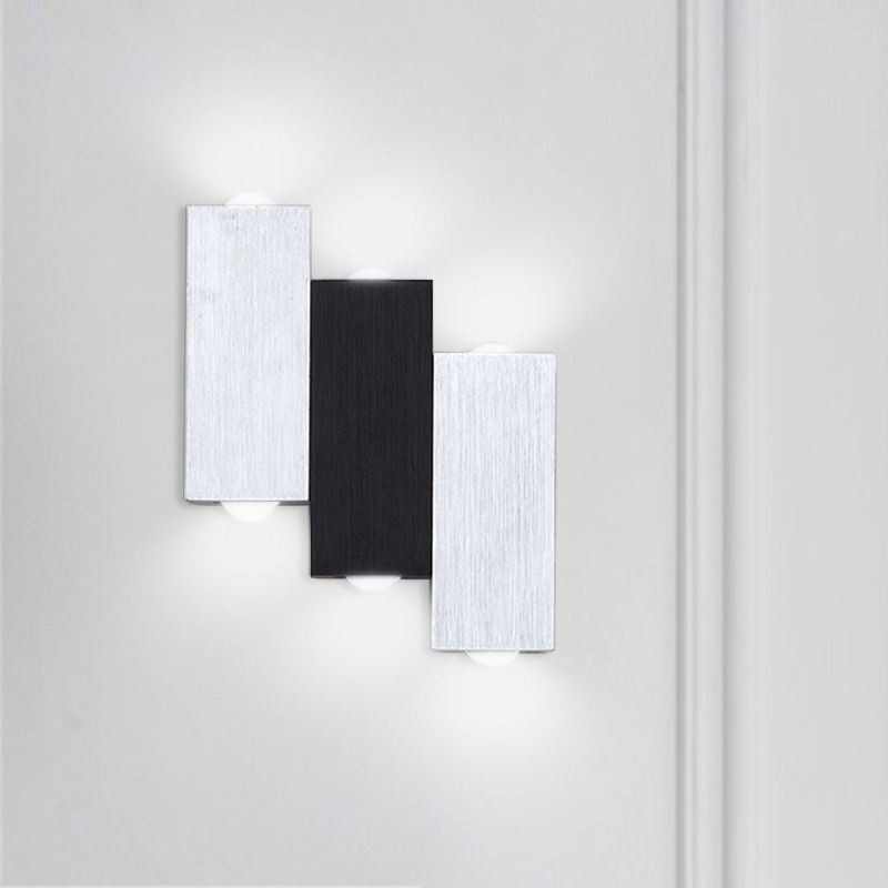 Applique da parete LED moderna in alluminio su e giù 6 W