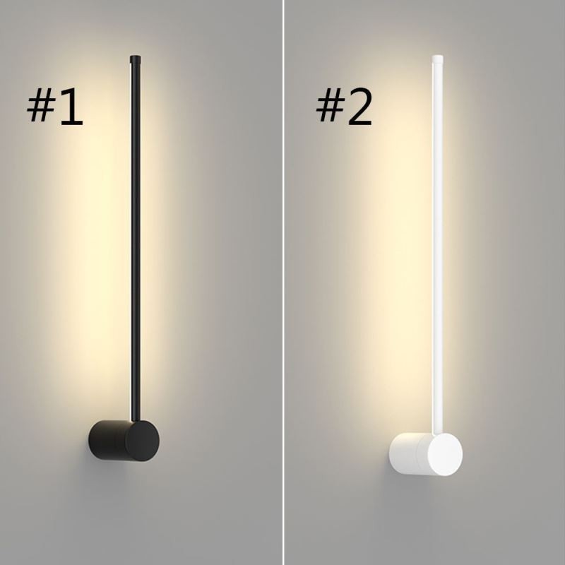 Applique da parete moderna lunga da comodino